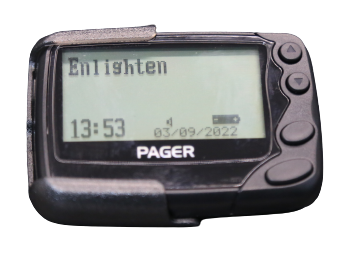 Wireless Alphanumeric POCSAG Pager Receiver for Hospital and Care Home Staff Alerting