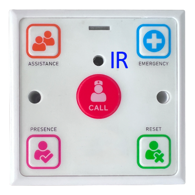 Wireless Bedhead Call Point Station with Multi-Button Panel for Hospital Patient Care